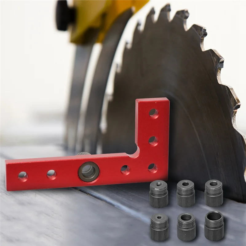 

B84B-Self-Centering Dowel Jig Line Scriber Dowel Jig Square Center Finder Wood Working Tool B