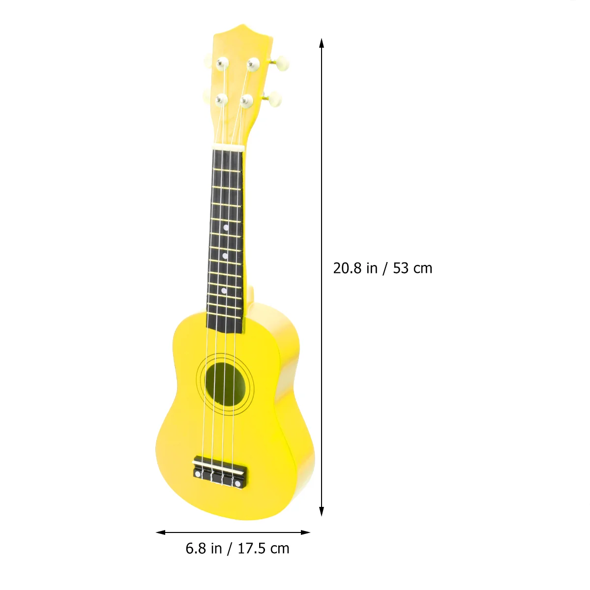 21 Inches Simulated Guitar Toy Vintage Style Acoustic Musical Instrument Kids Bamboo