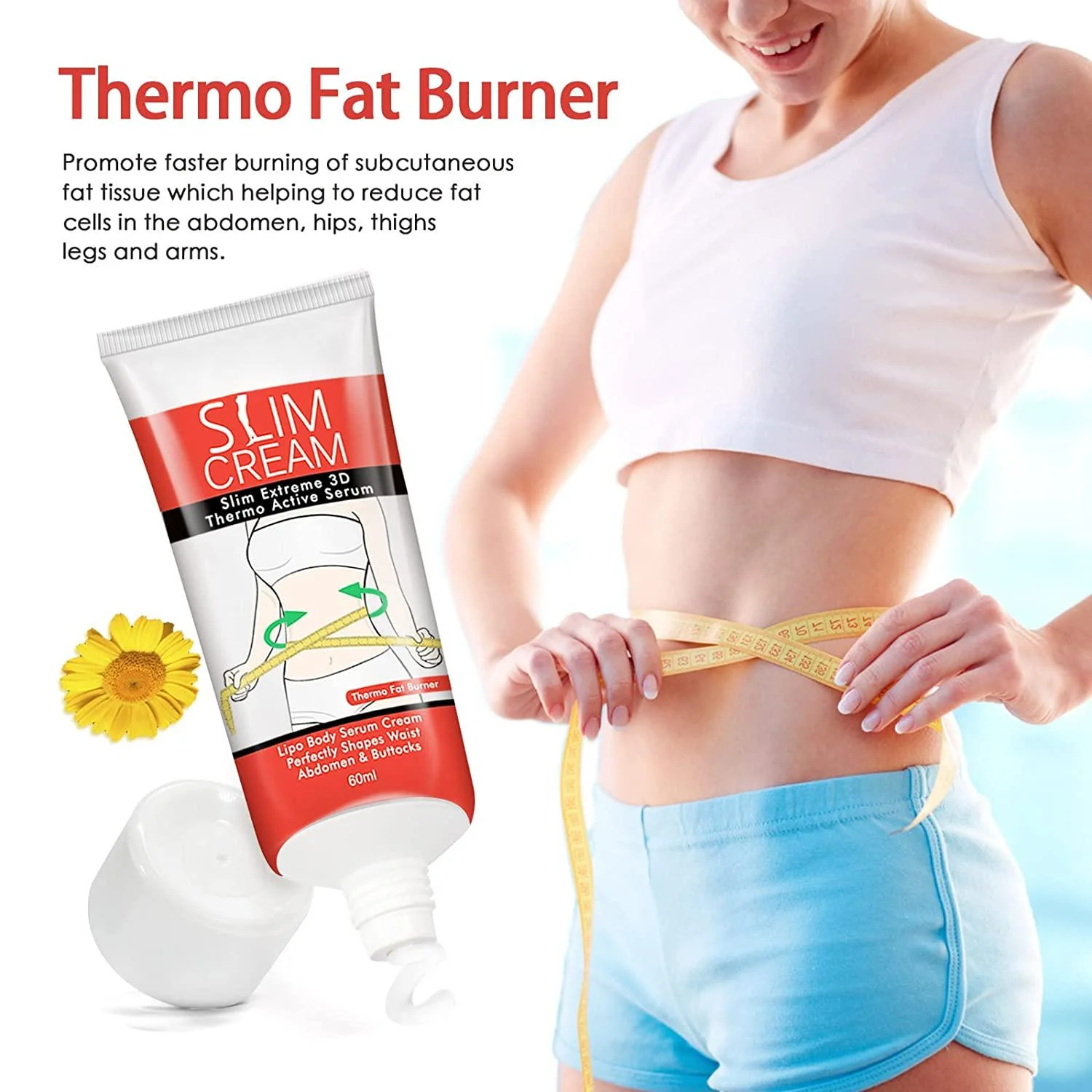 

60ml Weight Loss Slim Cream Slimming Patches Professional Navel Arm Leg Fat Burnning Beer Belly Slimming Products