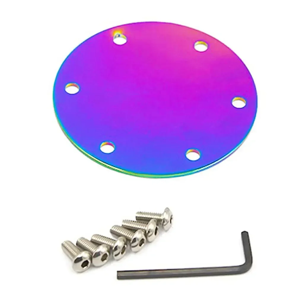 Universal Durable Outer Ring Steering Wheel Horn Button Delete Plate Plain Block Cover Car Accessories Supplies Products