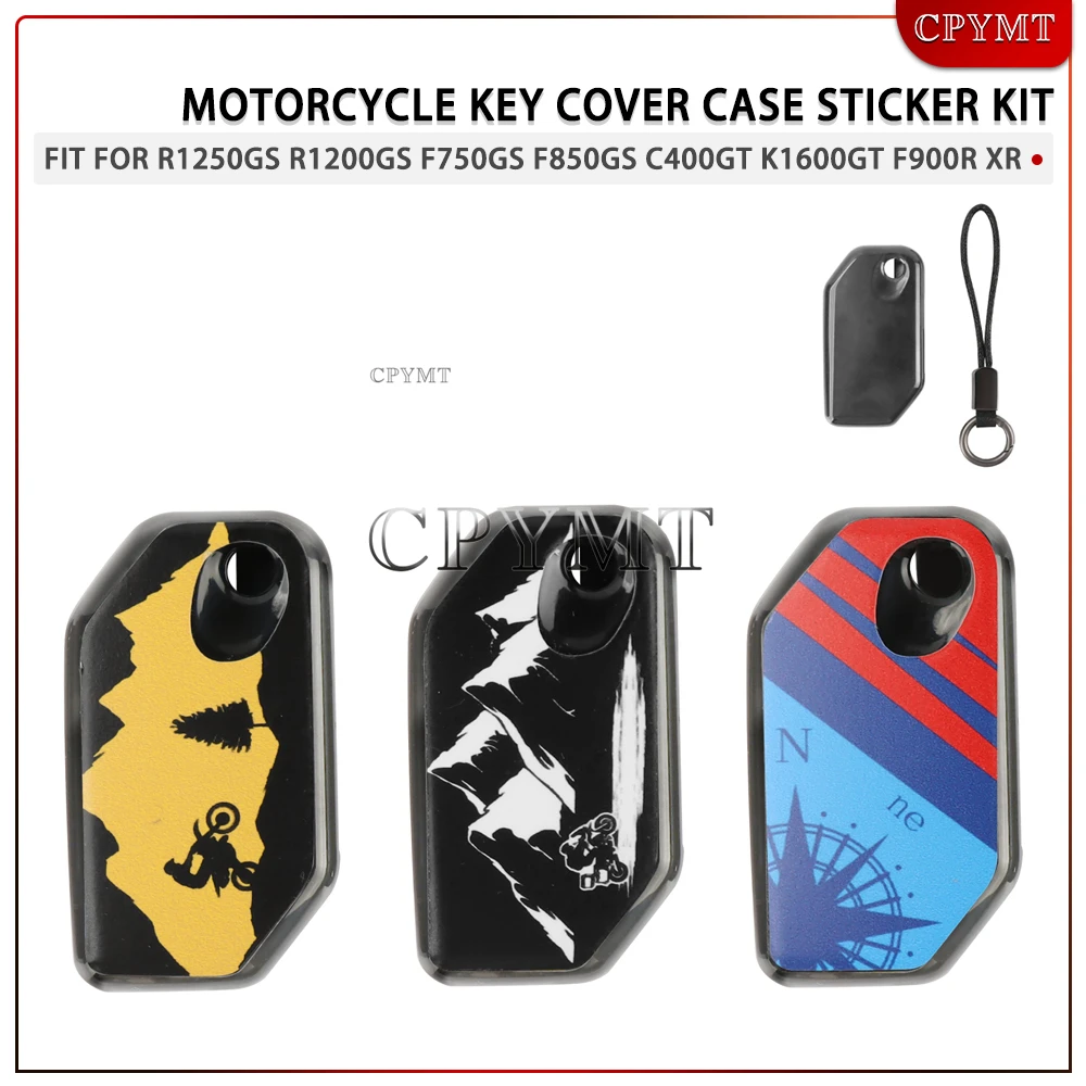 

Motorcycle Key Cover Case Sticker fit For R1200GS LC ADV R1250GS Adventure K1600GT F900R XR C400gt GSA 1250 F750GS F850GS