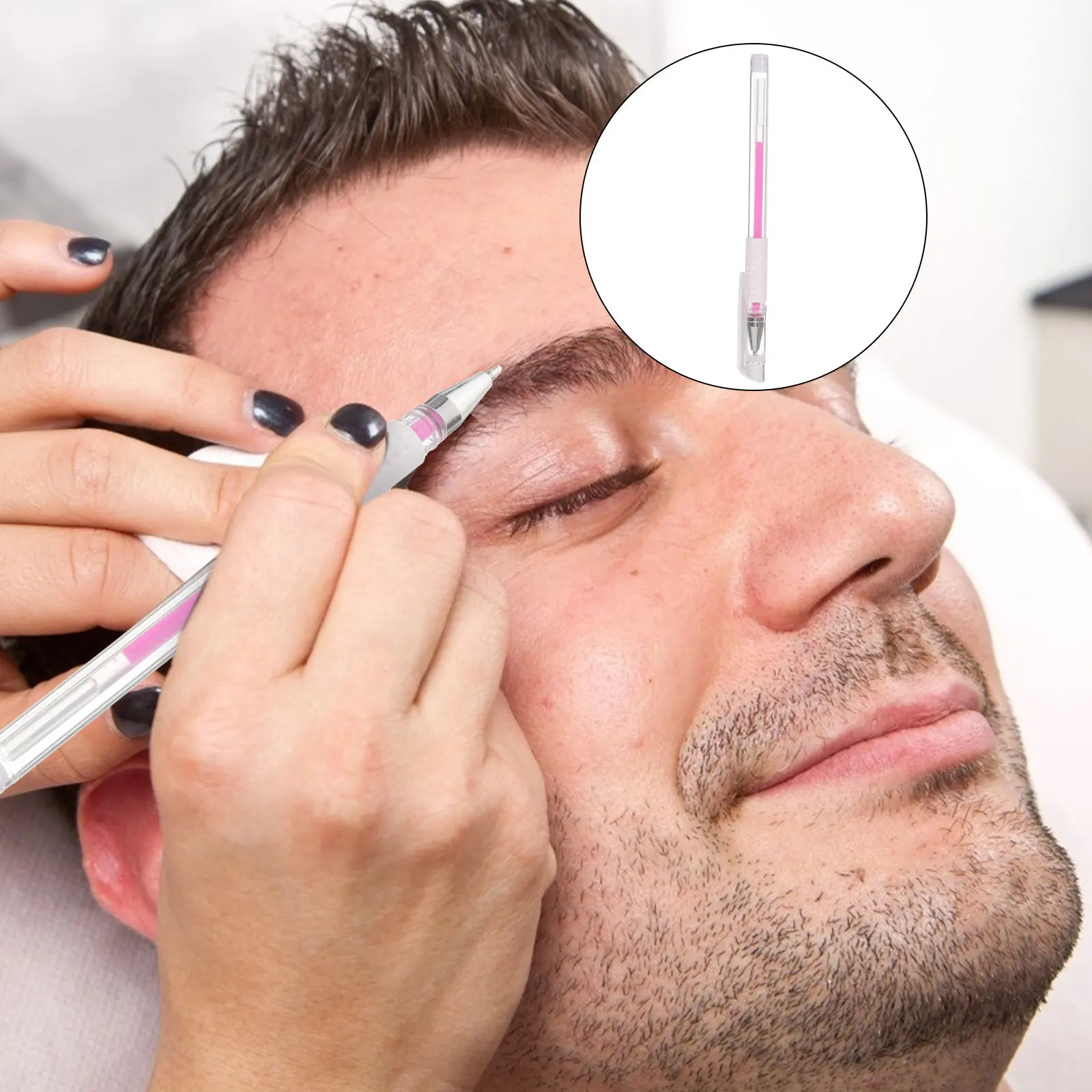 

Fine Tip Eyebrow Tattoo Pen with Replacement Refills Precision Marker for Microblading Skin Art Brow Lamination