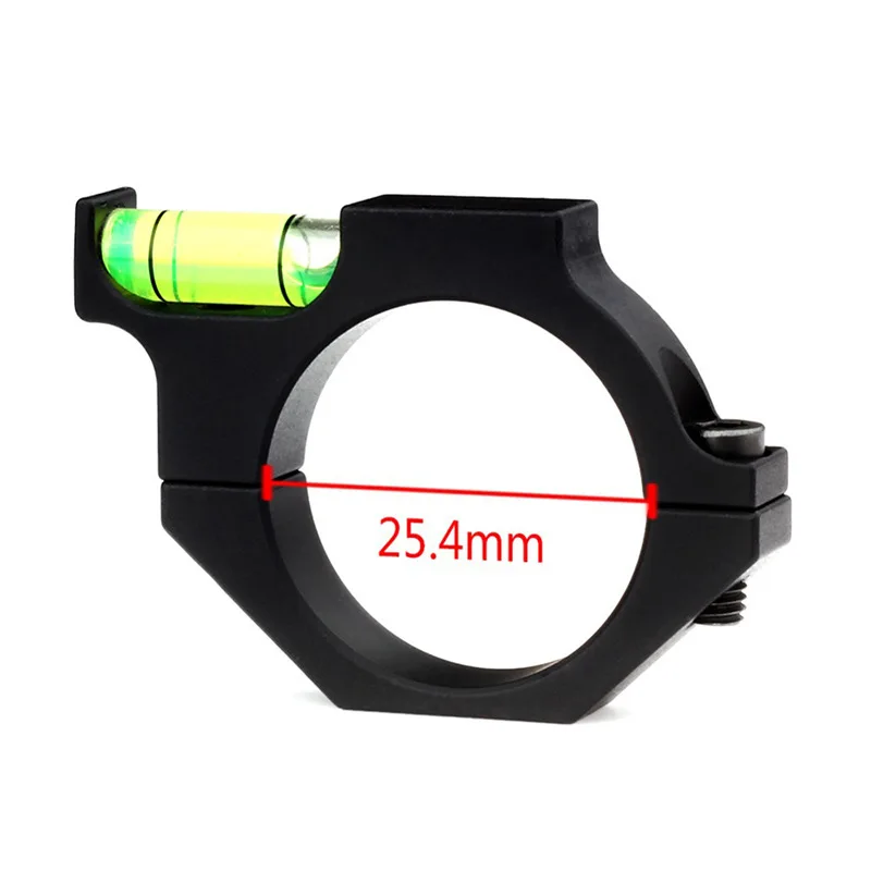 25.4mm Optical Tube Clamp Ring With Spirit Level Telescope Horizontal Alignment Accessory