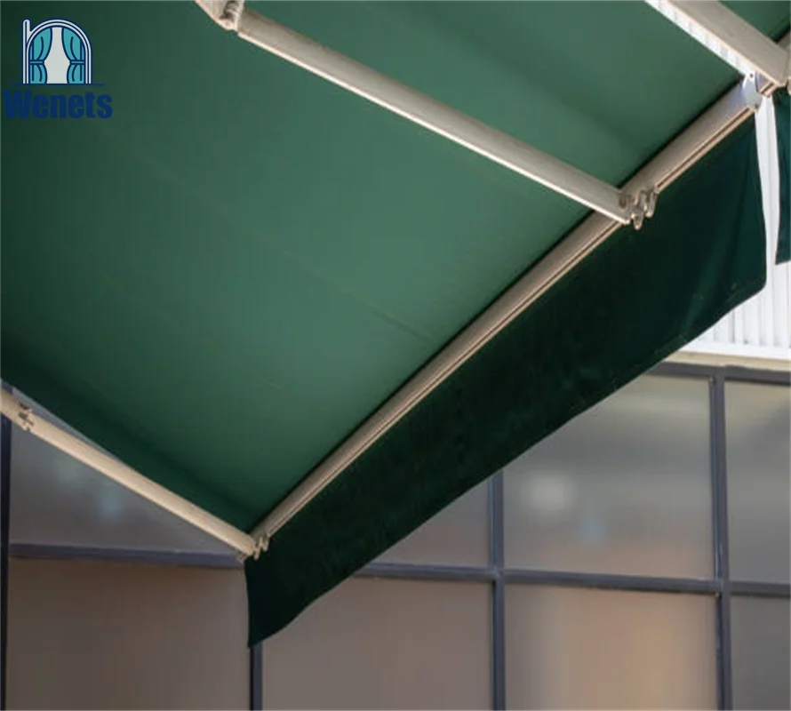 Waterproof Outdoor Aluminum Cafe Awning with Remote Control Operation