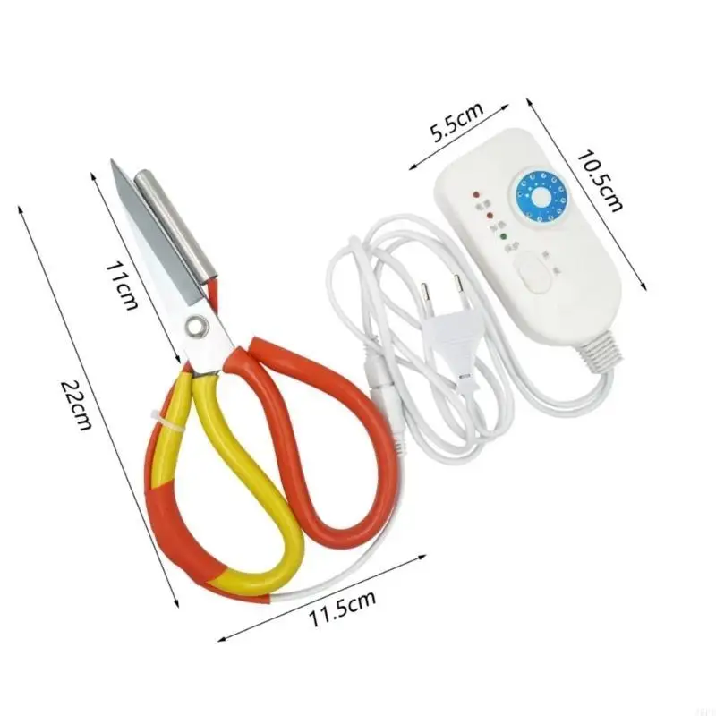 أداة قطع نسيج التدفئة الكهربائية القابلة للتعديل J6PE للخياطة مع التحكم في درجة الحرارة والمقبض المريح