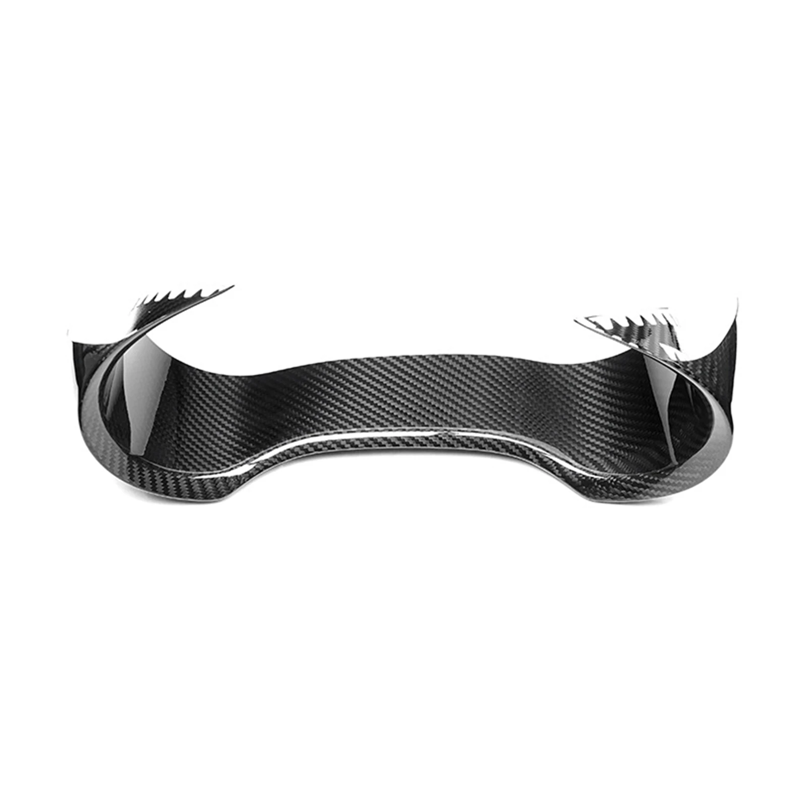 For Kia Stinger 2018-2023 Dry Carbon Fiber Interior Front Dashboard Gauge Pod Cluster Speedometer Speedo Cover Cap Trim
