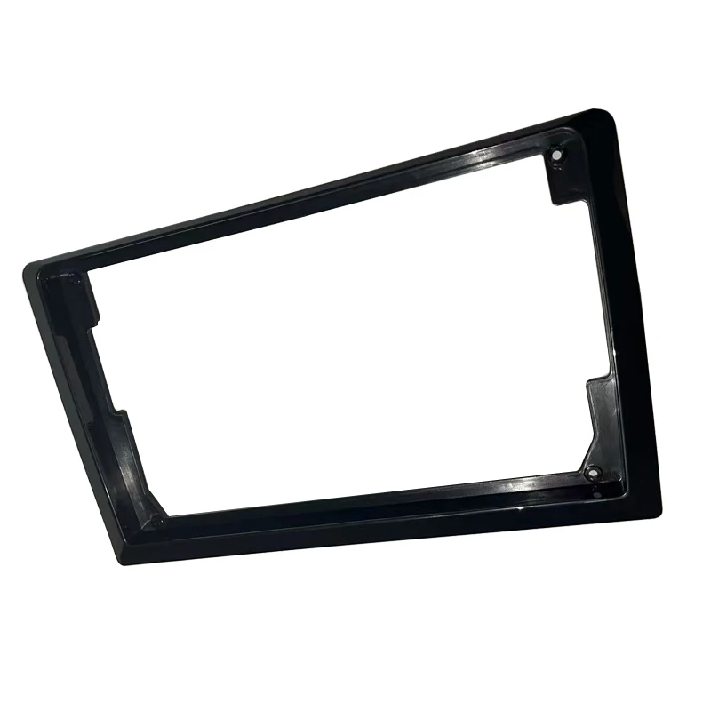 Universal 10 Inch Transform to 9 Inch Car Radio Frame Kit ABS Plastics Shiny Black Fit for Most Car Models