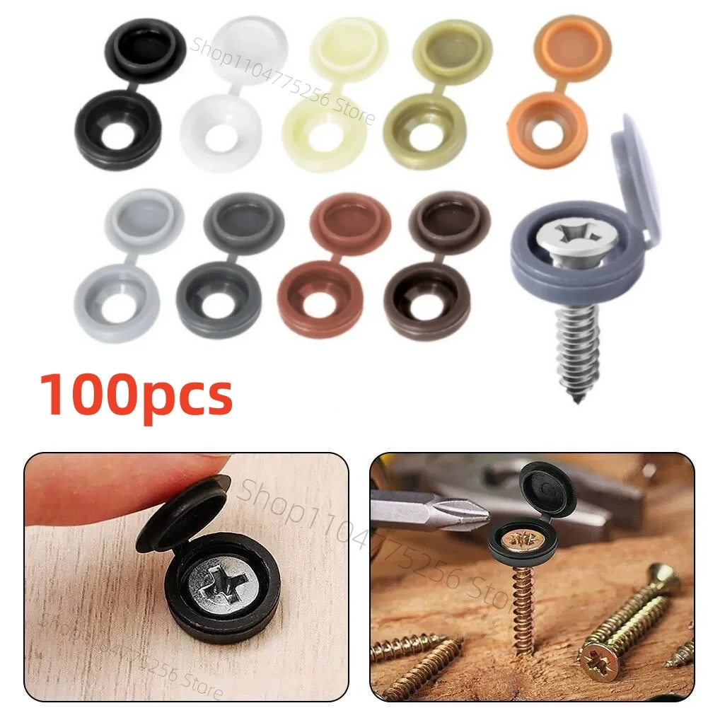 

100 шт., декоративная крышка, крестообразный винт, колпачок для ногтей, складная пряжка для автомобильной мебели, декоративные гайки, болты крышки, фурнитура