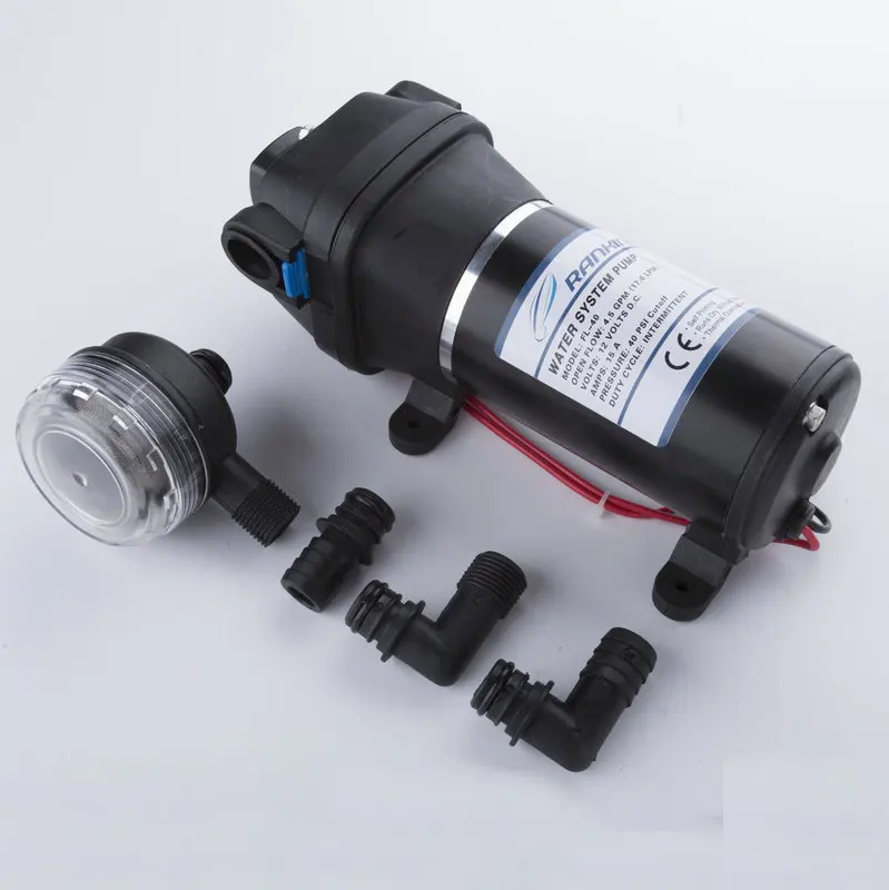 1PC FL-40 DC 17L/min 40psi 12v Water Pump Micro Diaphragm Pump Great For Marine and RV Use