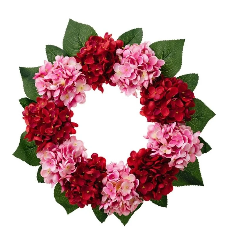 

Handmade Flower Wreath Artificial Spring Garlands Spring Wreath for Front Door 15UB