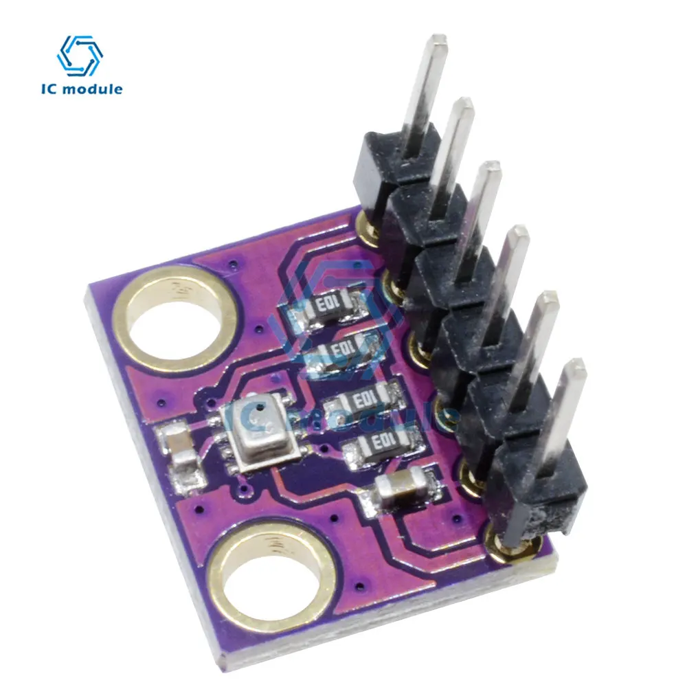 5PCS BMP280 High Precision Atmospheric Pressure Sensor Module 3.3V  Temperature Altitude Sensor Breakout Board for Arduino