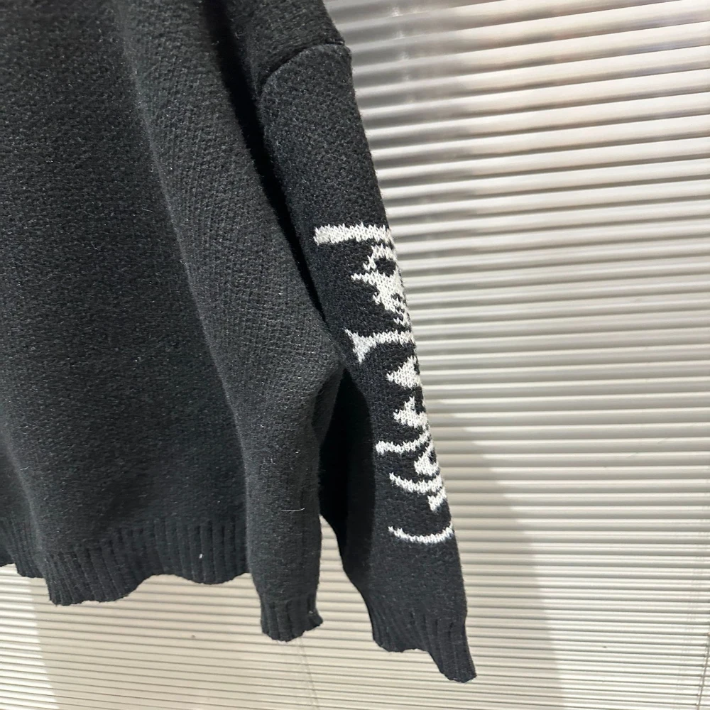 Suéter negro West Coast Choppers Project G/R para hombre y mujer, sudaderas de punto con cuello redondo de la mejor calidad