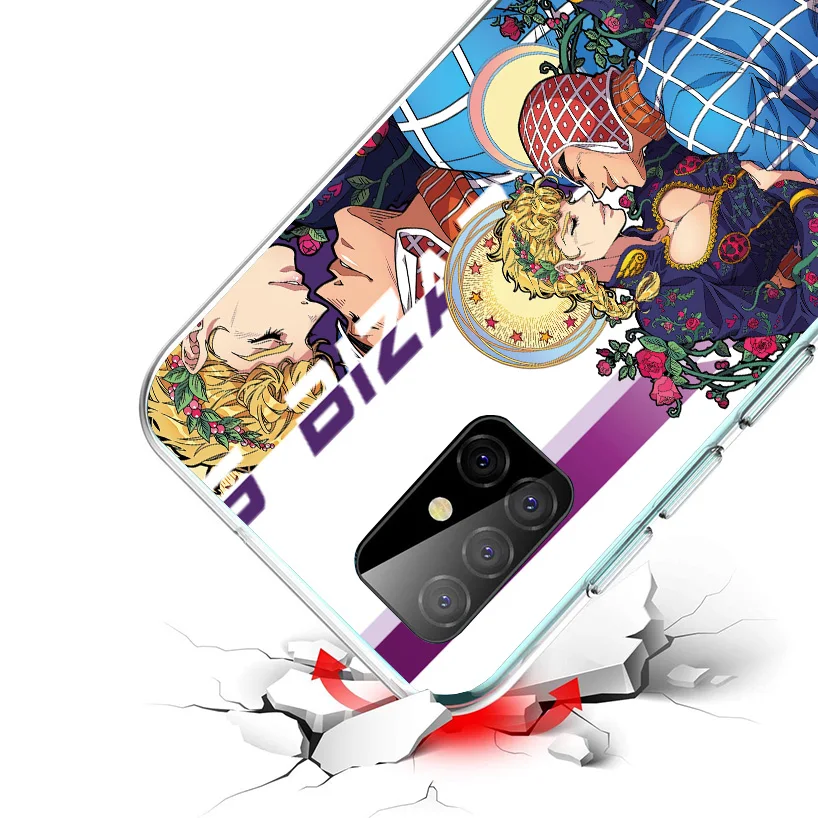 JoJo Bizarre Adventure Anime Phone Case for Samsung Galaxy A15 A14 A13 A12 A55 A54 A53 A52 A35 A34 A33 A32 A25 A24 A23 A22 A04S