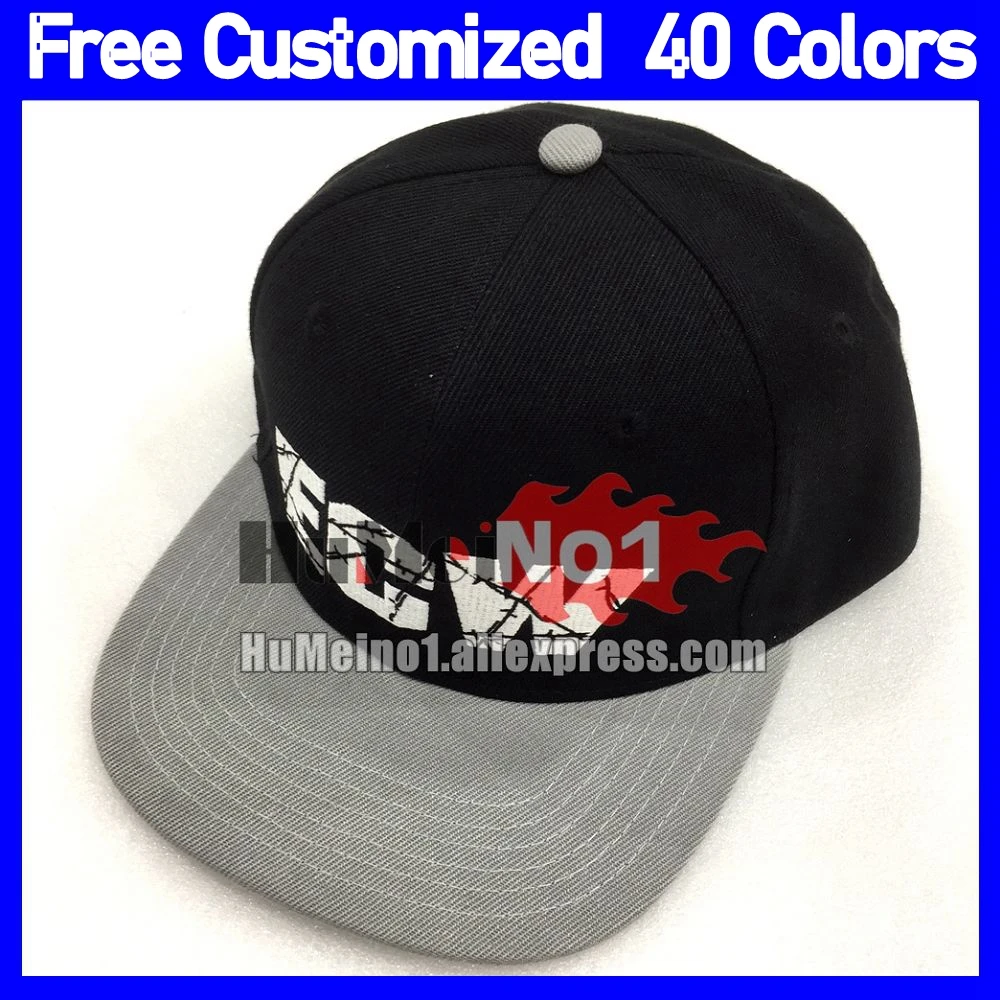 Black Red Solid Color Baseball Cap Snapback Caps Casquette Hats Fitted Casual Gorras Hip Hop Dad Hats Unisex Wrestling Sport Hat