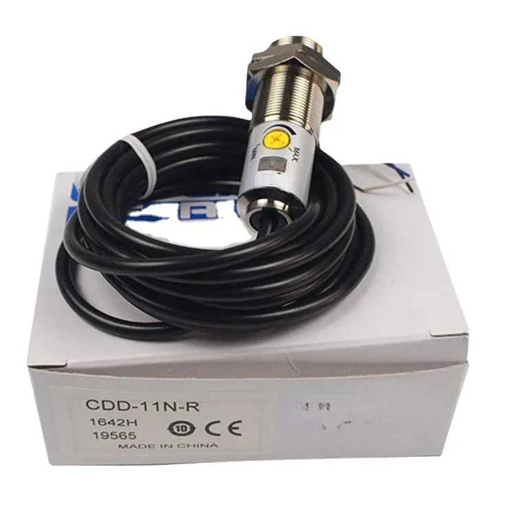 

Cylindrical photoelectric sensor, detection range from 0 to 110mm, diffuse reflection type NPN/PNP output 1 rotation amount, cdd