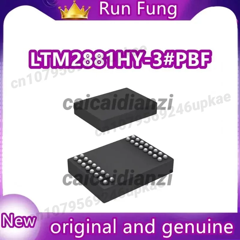 

5 шт./лот LTM2881HY-3 # PBF LTM2881HY RS422, RS485 Цифровой изолятор 2500Vrms 2-канальный 20 Мбит/с 30 кВ/мкс CMTI 32-BBGA Новый Оригинальный