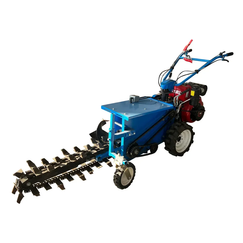 【Hot】High Quality Ditching Trencher Chain Trencher Trencher Machine