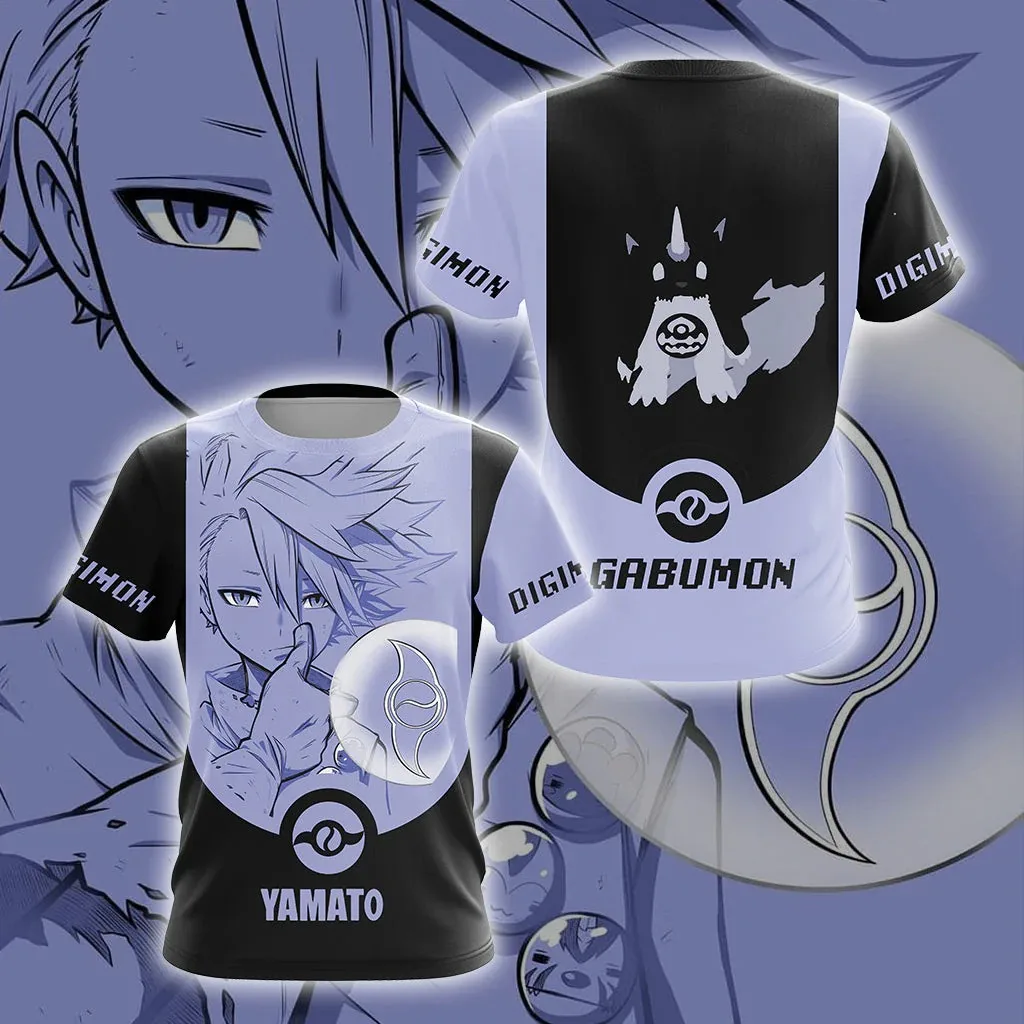 Digimon Adventure Friendship Crest Racing 3D Quick Dry T-Shirt For Men Women Kids Sports Anime Tee Family children's clothing