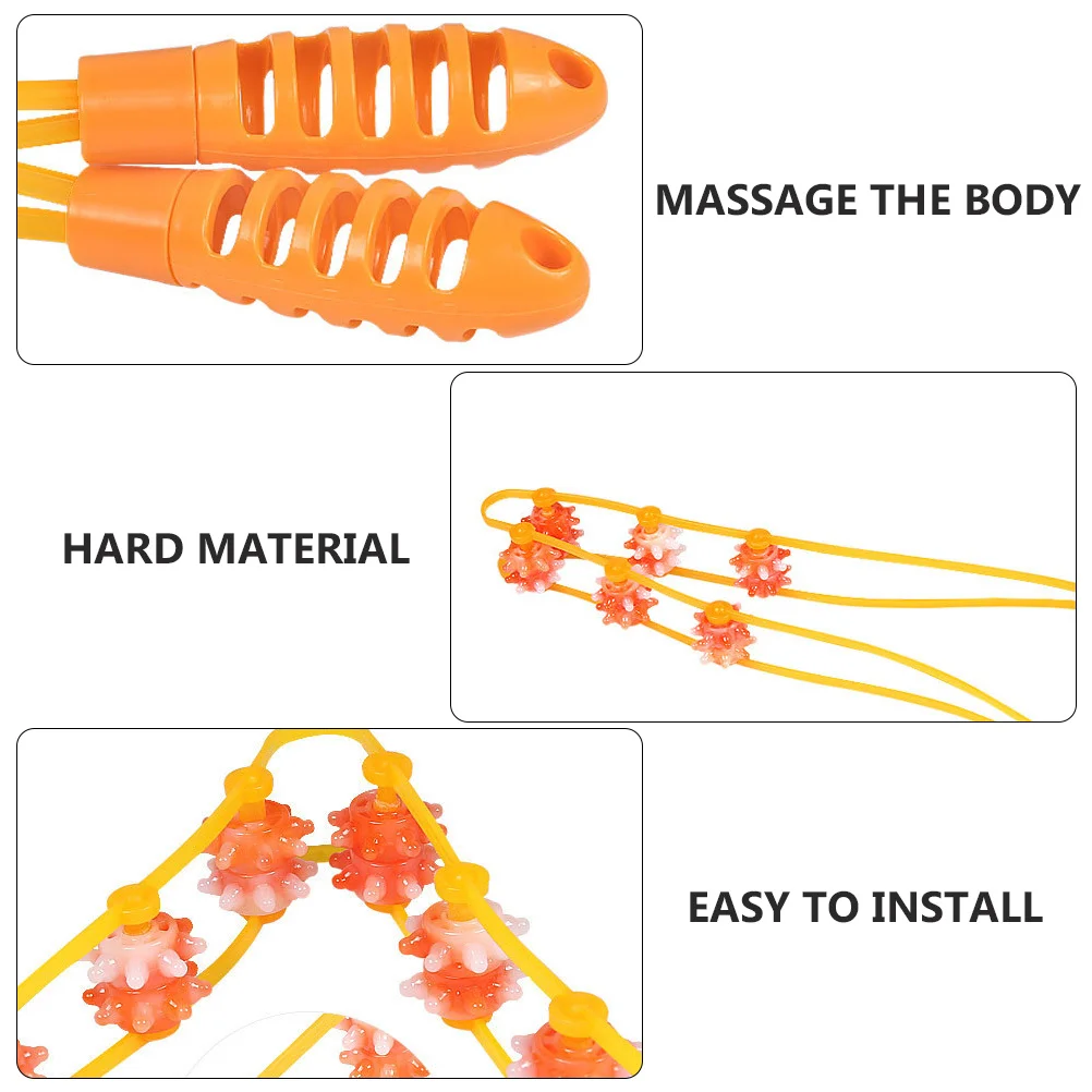 

2Pcs Muscle Roller Stick Detachable Body Massager Tool for Shoulder Back Neck Massage Roller Massager Massage Stick