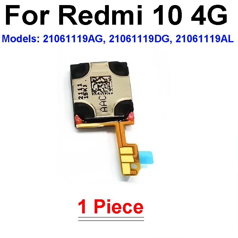Built-in Earphone Earpiece Top Ear Speaker For Xiaomi Redmi 10 2022 10A 10C 11 12C 13C Pro Prime Power A2 A1+ Plus Replace Parts
