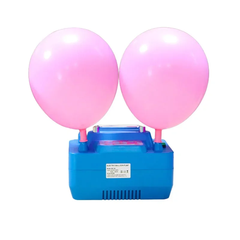 

Electric Balloon Pump Double Hole Balloon Inflator With Memory Function Foot Switch Party Air Blower