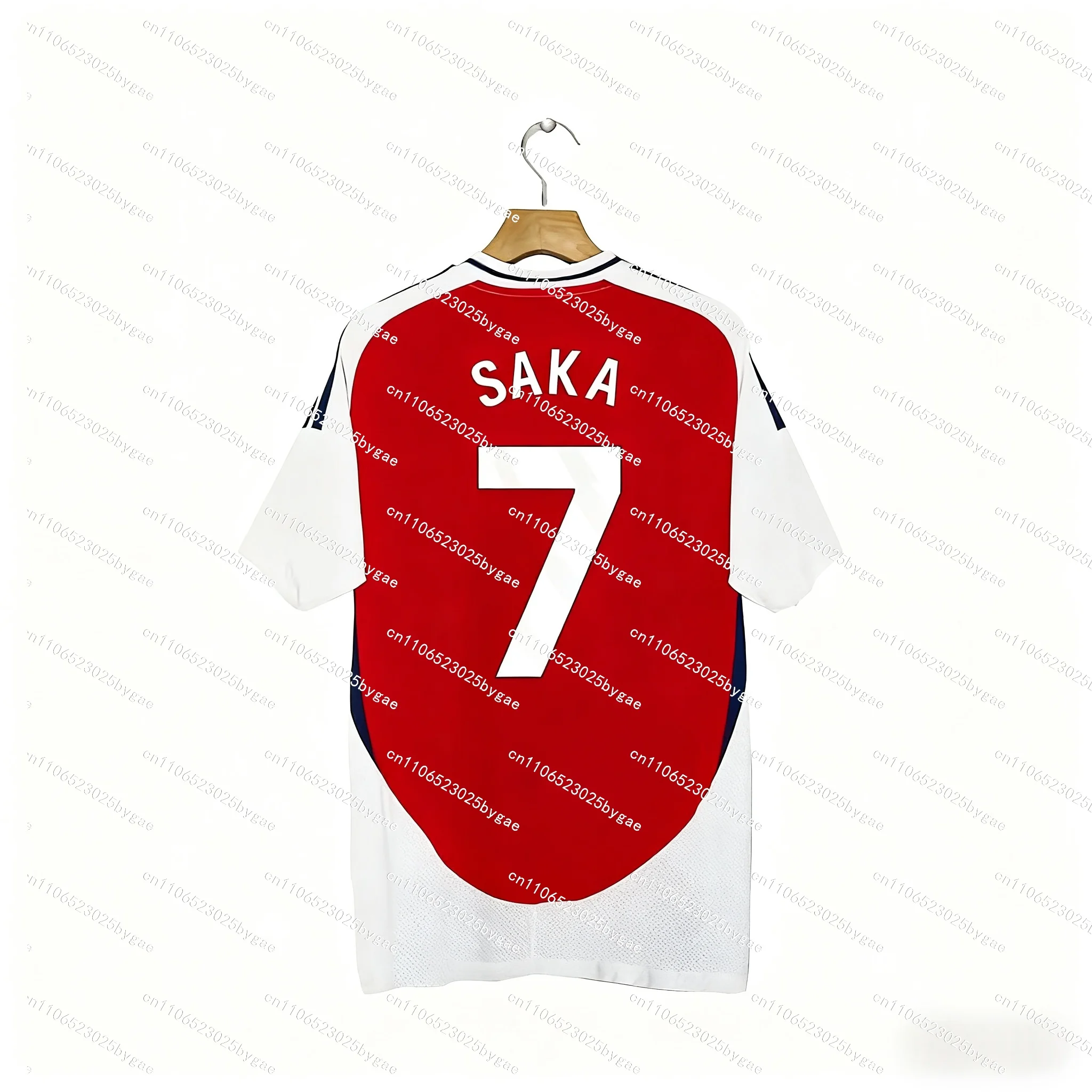 24_25 Gunners بلايز قصيرة الأكمام المنزل جيرسي ساكا و Ødegaard & Rice & Havertz في الهواء الطلق ثلاثية الأبعاد مطبوعة التجفيف السريع تي شيرت رياضي