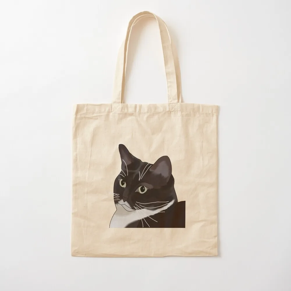 الحكم كيتي القط حمل حقيبة سوبر ماركت حقيبة قابلة للطي امرأة المتسوق حقيبة قماش التسوق قماش للنساء