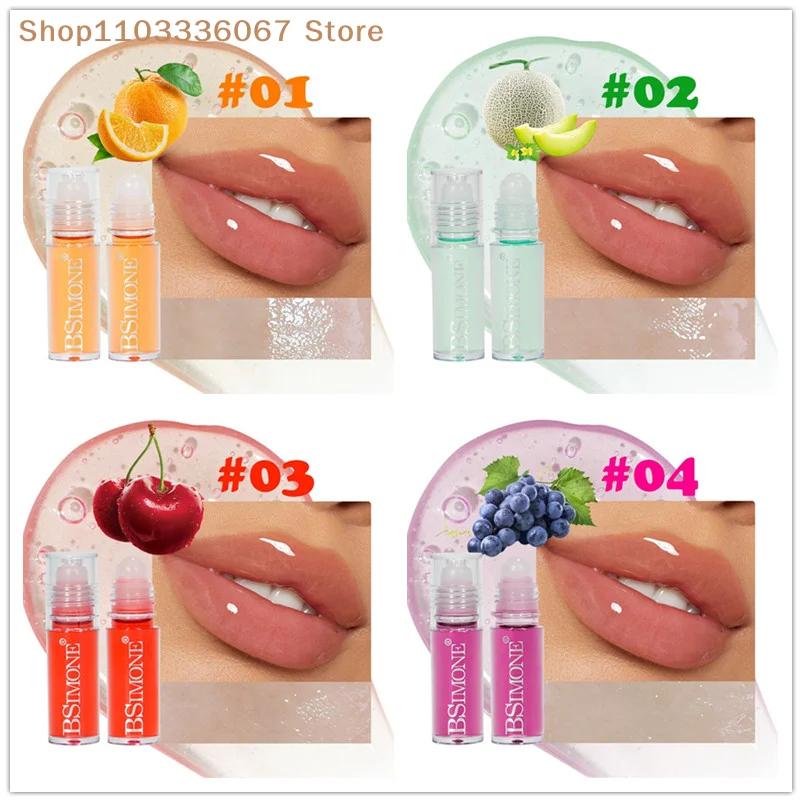 [M] 1Pc BSIMONE Gloss à lèvres teinté, huile de beauté pour les lèvres, hydratant, rouge à lèvres en gelée, huile brillante, baume hydratant, effet lèvres plus pulpeuses