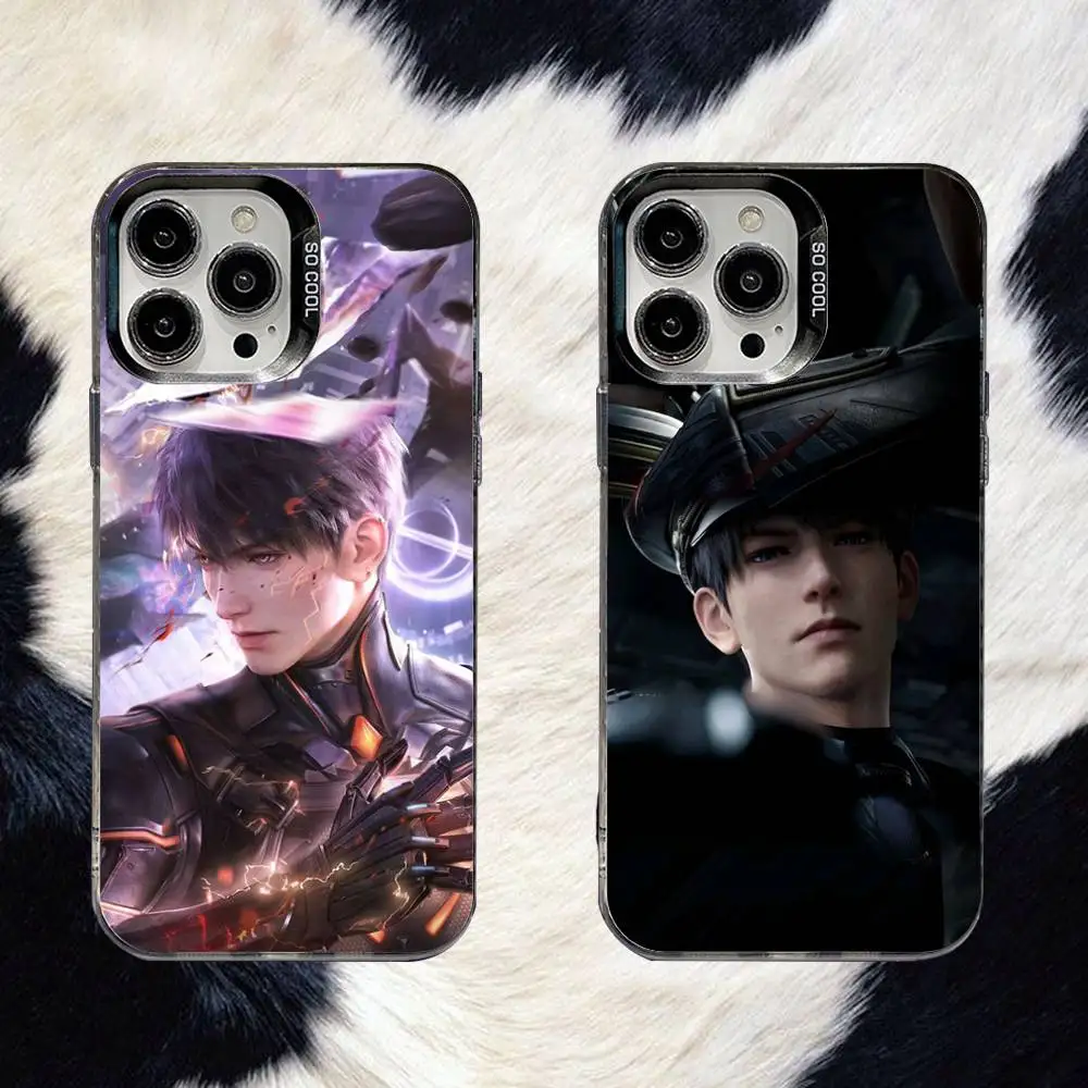 

Love And Deepspace Caleb Phone Case For iPhone 16,15,14,13,12,11,8,7,Pro,Max,Plus,Mini,XS,SE Anti Fall Black Matte Hard