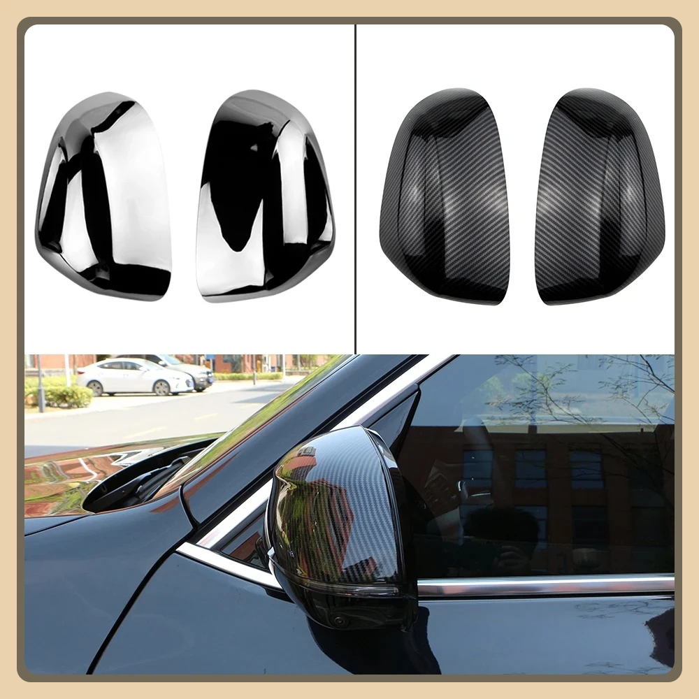 

2PC Car Side Mirror Rear View Mirror Cover Sticker Trim for BMW X3 G01 X4 G02 2018 2019 2020 2021 2022 Car-Styling Accessories