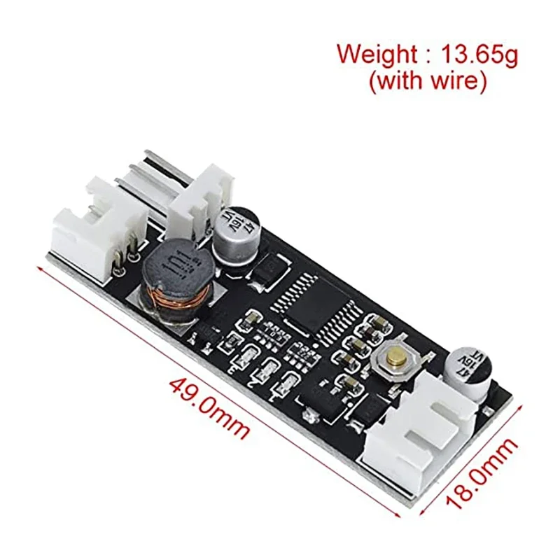 Одиночный 12-вольтовый 0.8A DC PWM 2-3-проводной вентилятор с контроллером температуры и скорости, шасси компьютера, модуль шумоподавления NTC B 50K 3950