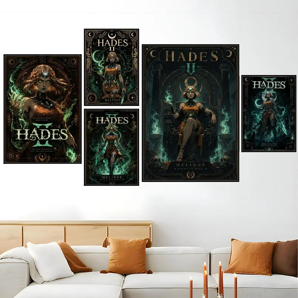 Game H-Hades II Poster Modern Minimalism Aesthetic Art Prints Bedroom Kitchen Home Decor Art Poster Gifts