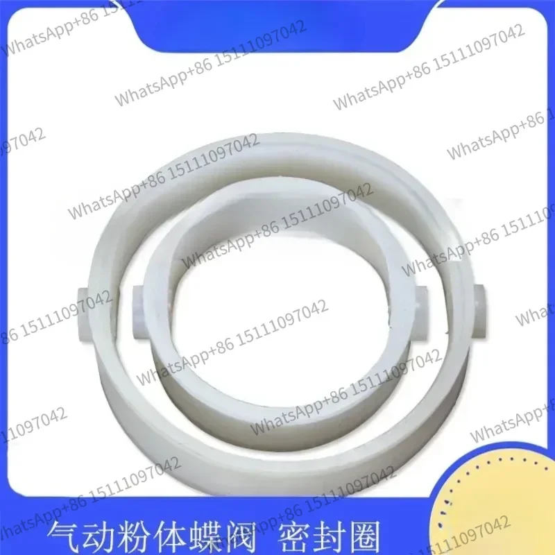 High temperature silicone butterfly valve, pneumatic powder butterfly valve tight O-ring, food grade seal
