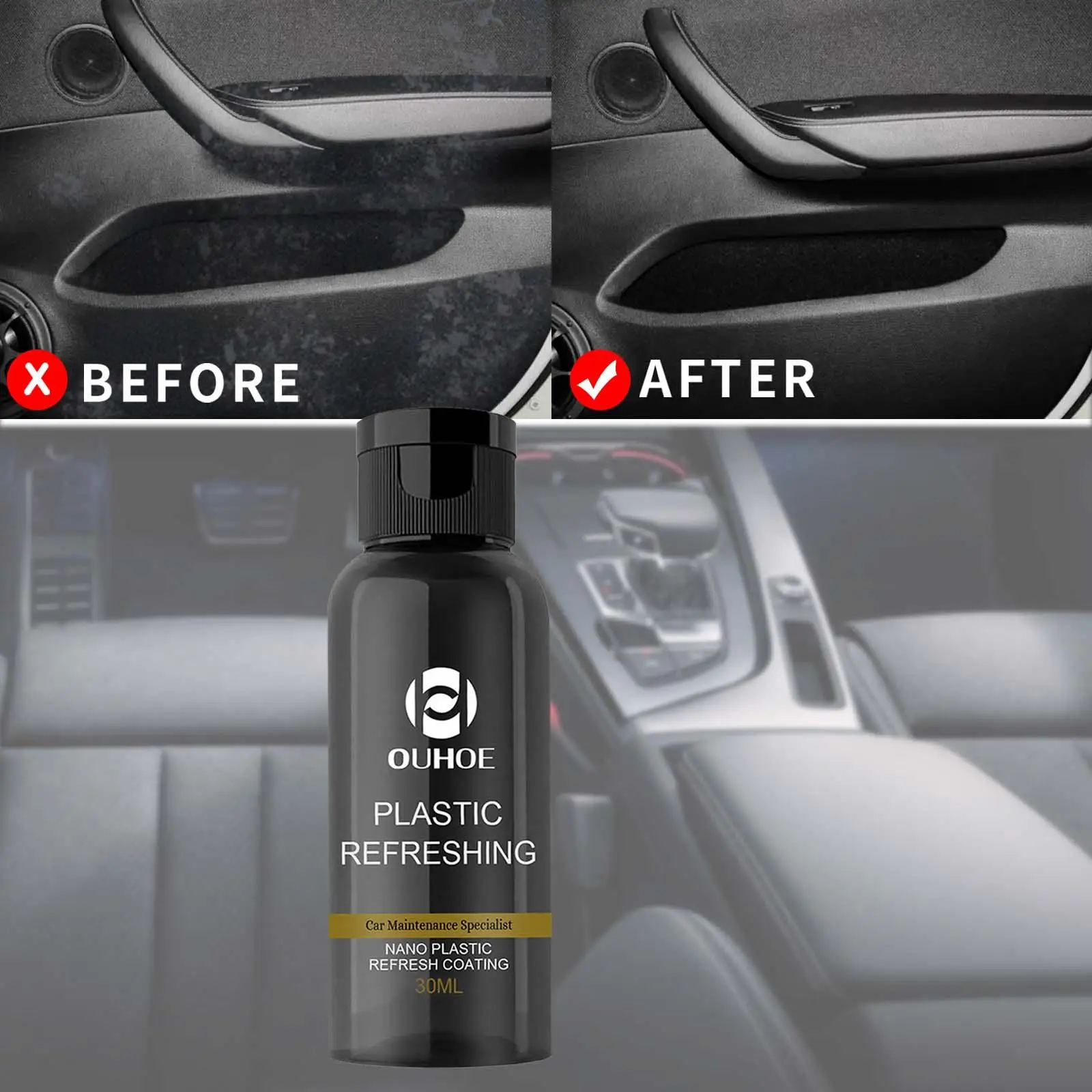 Car Plastic Restorer Professional for Automotive Interior Exterior Cars