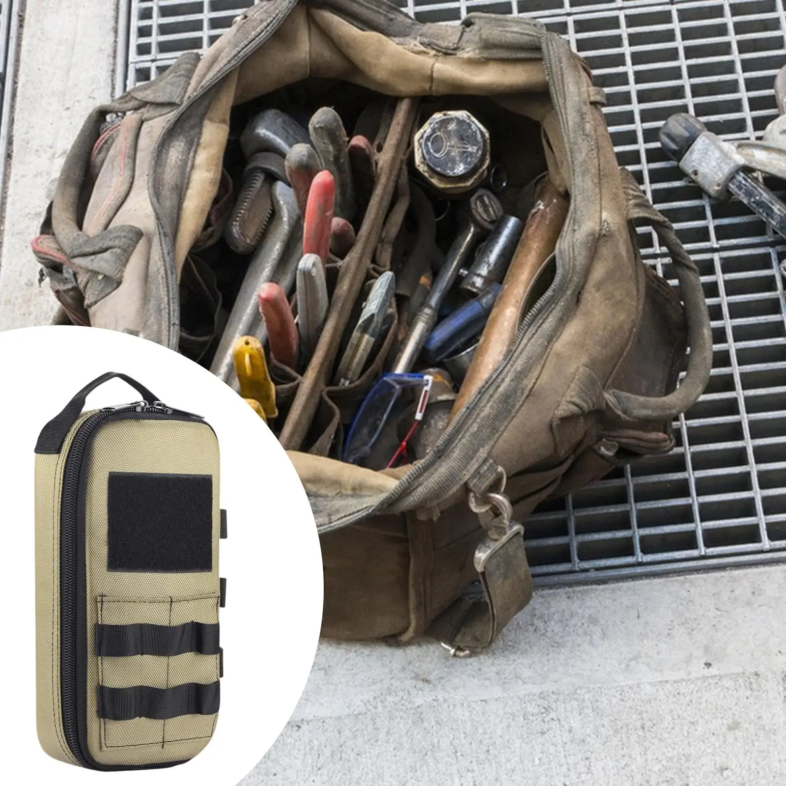 Portable Tool Bag Portable Practical Pouch for Electrician Plumber Carpenter