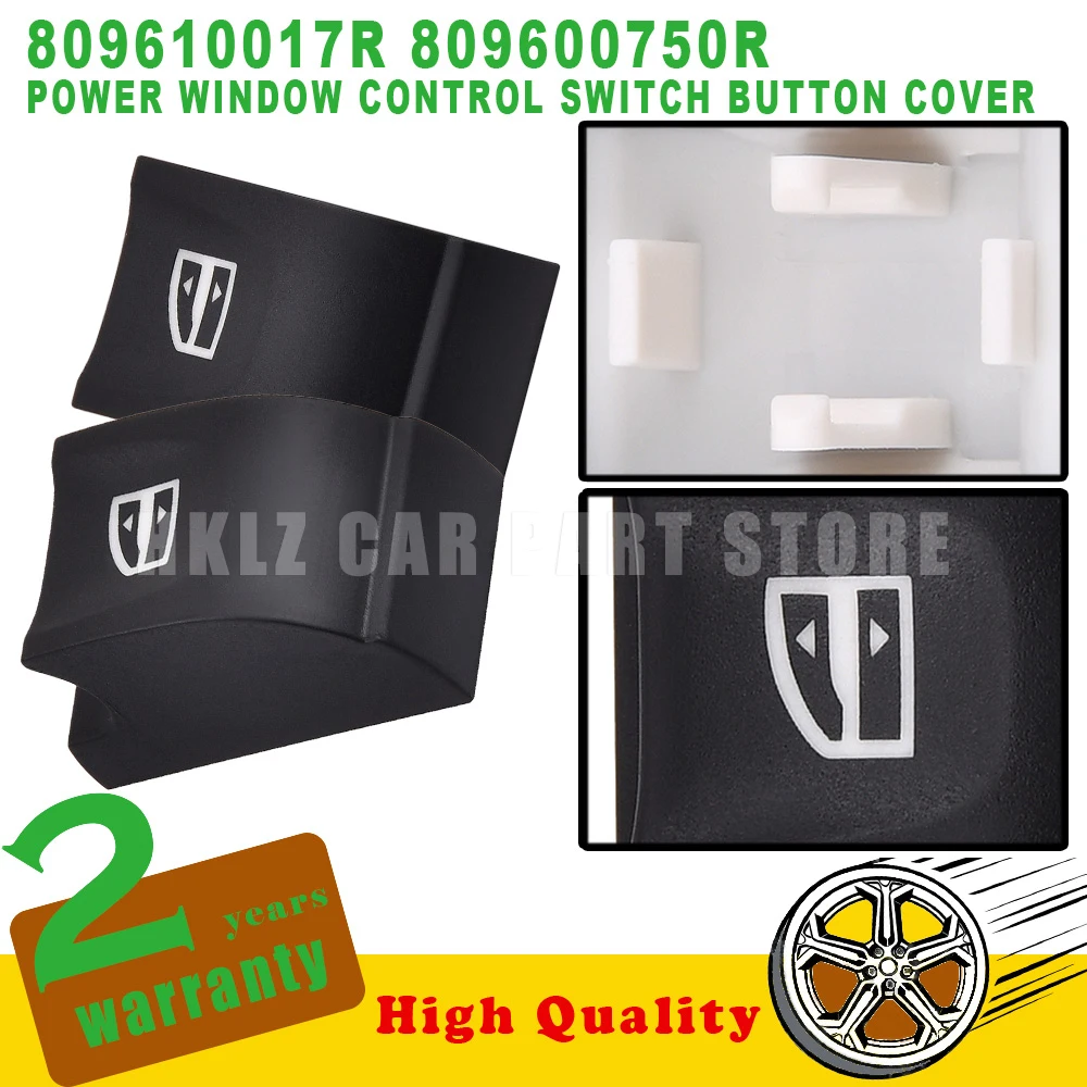 Car accessories OEM 254010003R New For Renault Laguna Scenic Fluence MK3 2Pcs Power Window Control Switch Button Cover Black ABS