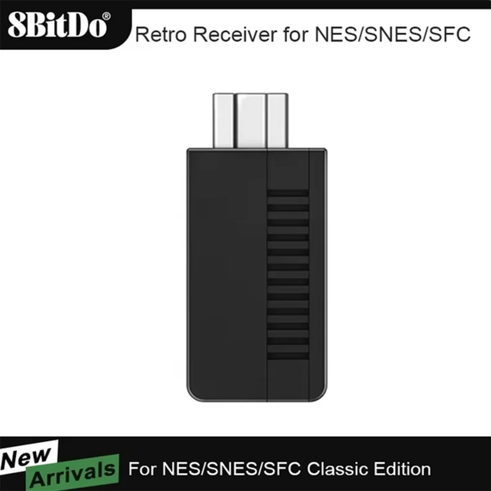 

8Bitdo Retro Receiver for SNES Classic, SFC Classic and NES Classic (Bluetooth) - Super NES