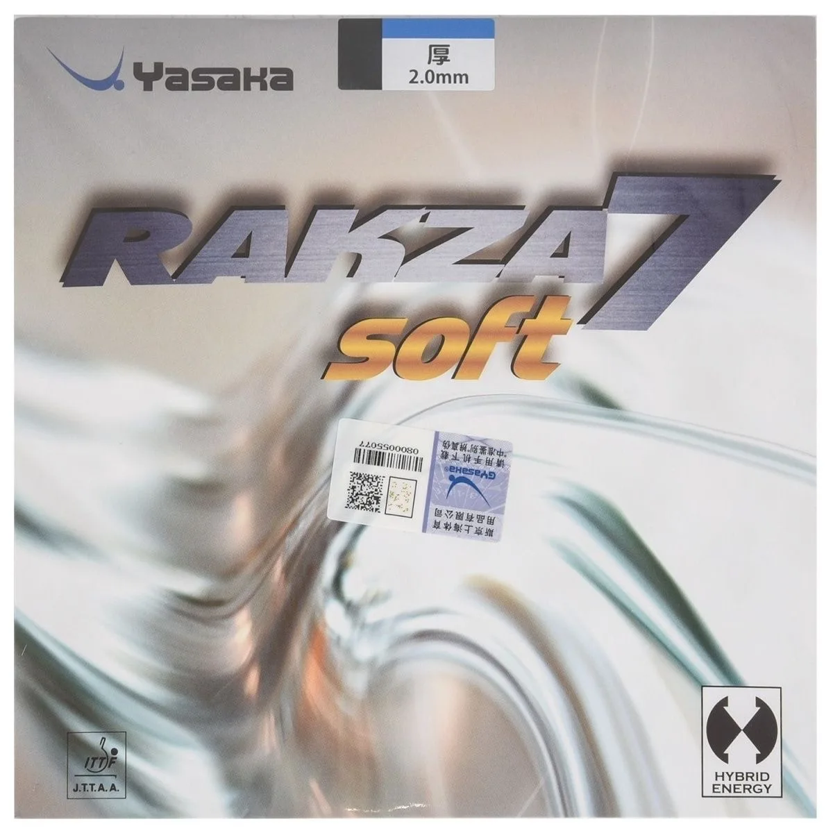 Original Yasaka Rakza 7 Soft (B-77) Tischtennis Gummi Rakza 7(B-76) Tischtennis Kuchen Schwamm Gummi für Tischtennis Schläger