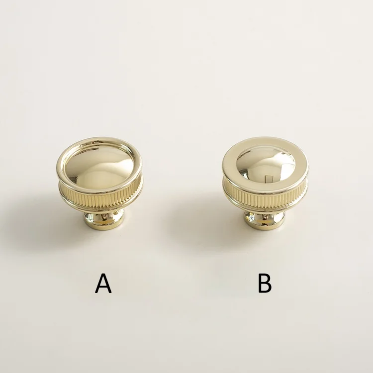 Glossy Gold Solid Brass with Plate Drawer Knobs Furniture Handles Cupboard  Drawer Pull Kitchen Cabinet Door Wardrobe Handle - AliExpress 13