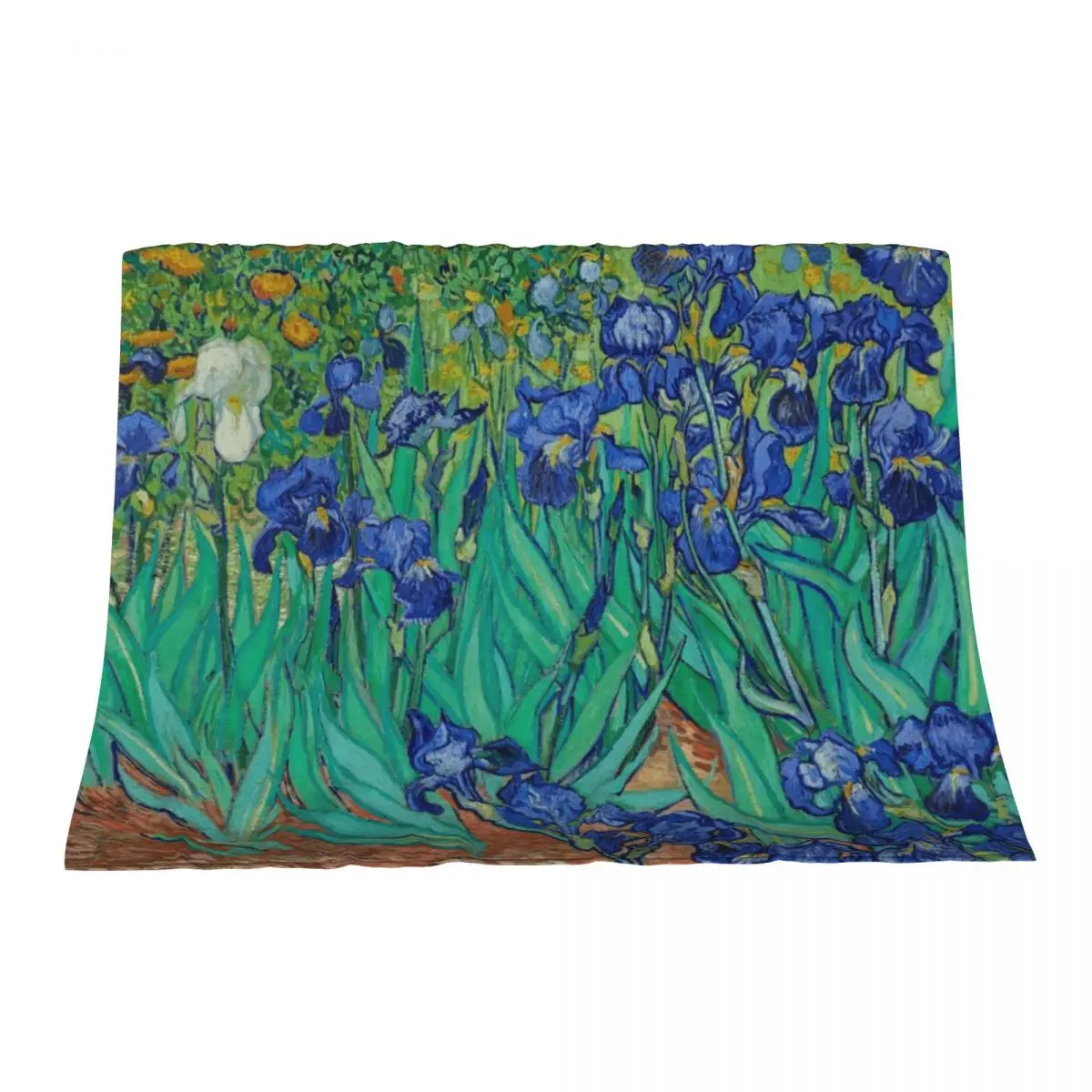 

Van Gogh Iris Throw Blanket halloween Bed covers cosplay anime Blankets
