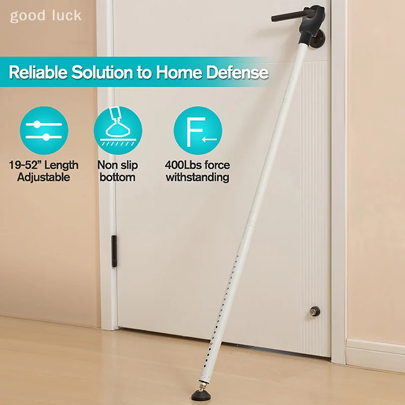 

Sliding Door Lock Bar 41-52 Inch Adjustable Door Security Bar Removable Door Stopper Security Patio Door Bar Glass Door Jammer