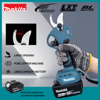 Makita 18V LED Display Brushless Electric Pruning Shears Garden Tool Pruner Cordless Electric Garden Scissors 18V with Battery