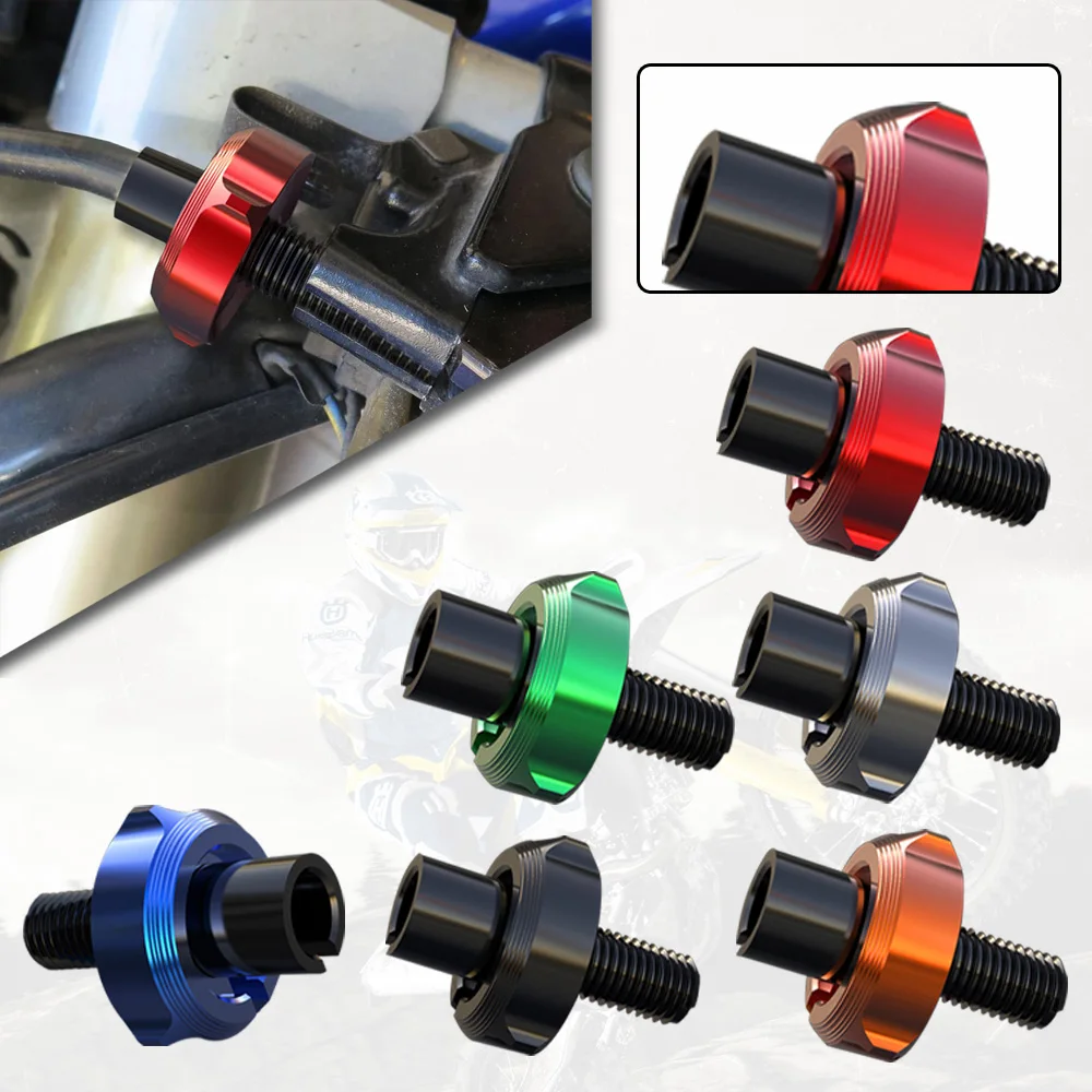 

M8 Brake CNC Clutch Cable Wire Adjuster Screw For kawasaki Z900 Z800 Z1000 Z1000SX ZX6R Z650 Z750 VERSYS 650 1000 Ninja 1000