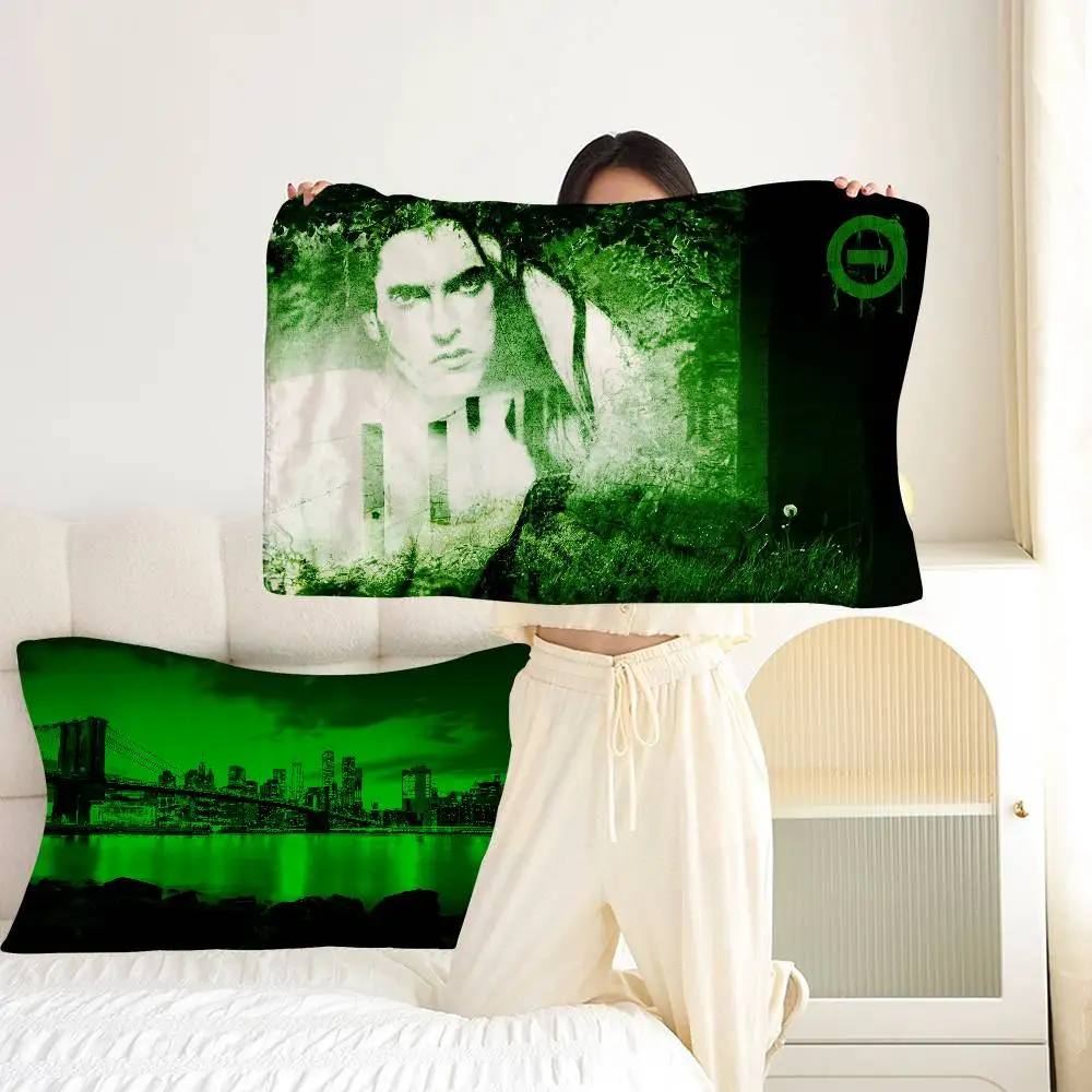 Rock Band T-Type O N-NegativeS Household Polyester Pillow Cover Pillow Towel Fast-Drying Lightweight & Easy to Clean
