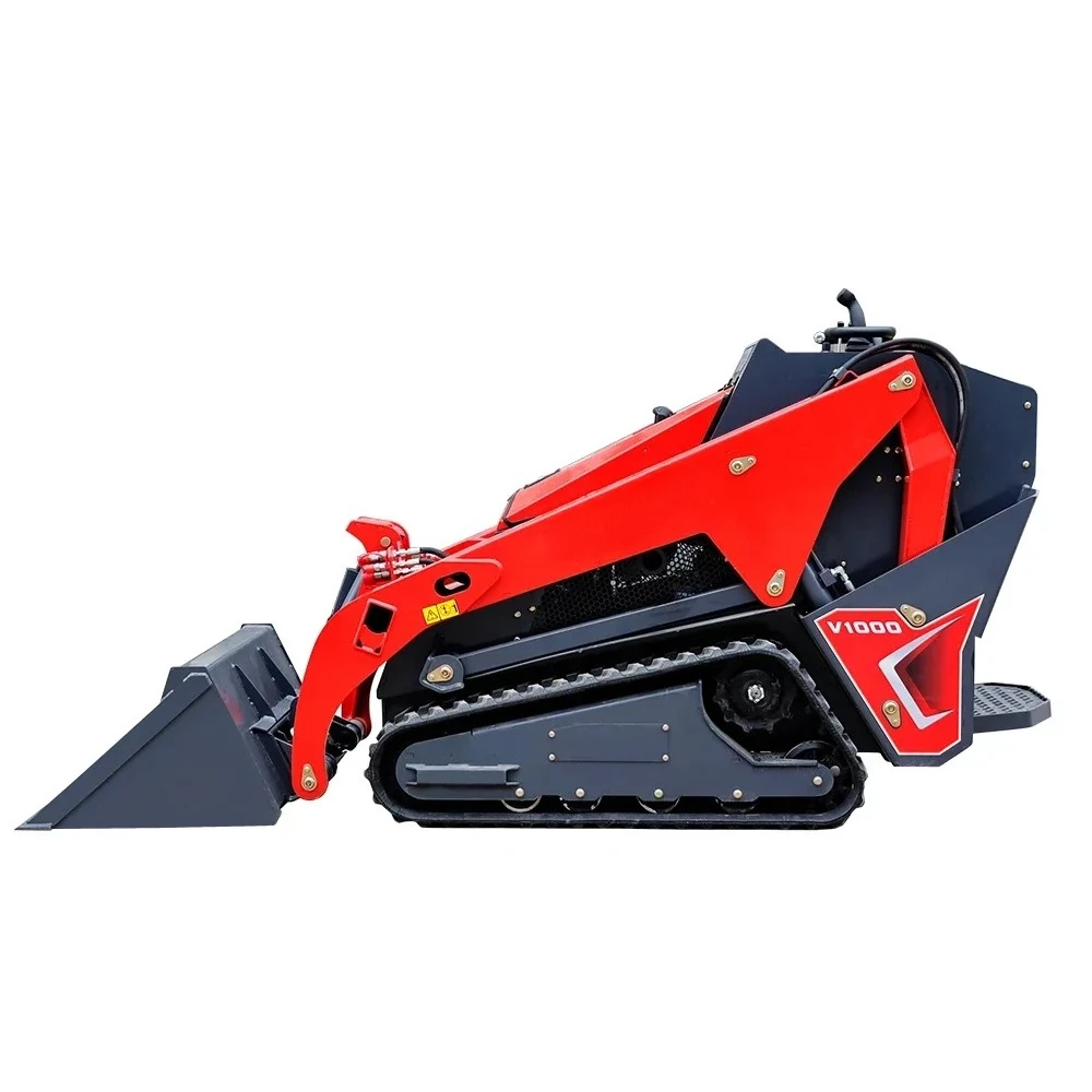 Lower Price China Skid Steer Loader Mini Track Crawler Skid Steer Loader With Optional Attachments for sale