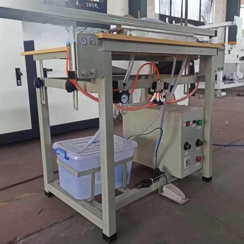 Semi-Automatic Pneumatic Plastic Bag Film Beverage Sealing Machine Cold/Heat Sealing Bearing Core Cartons 1 Year Warranty view 2