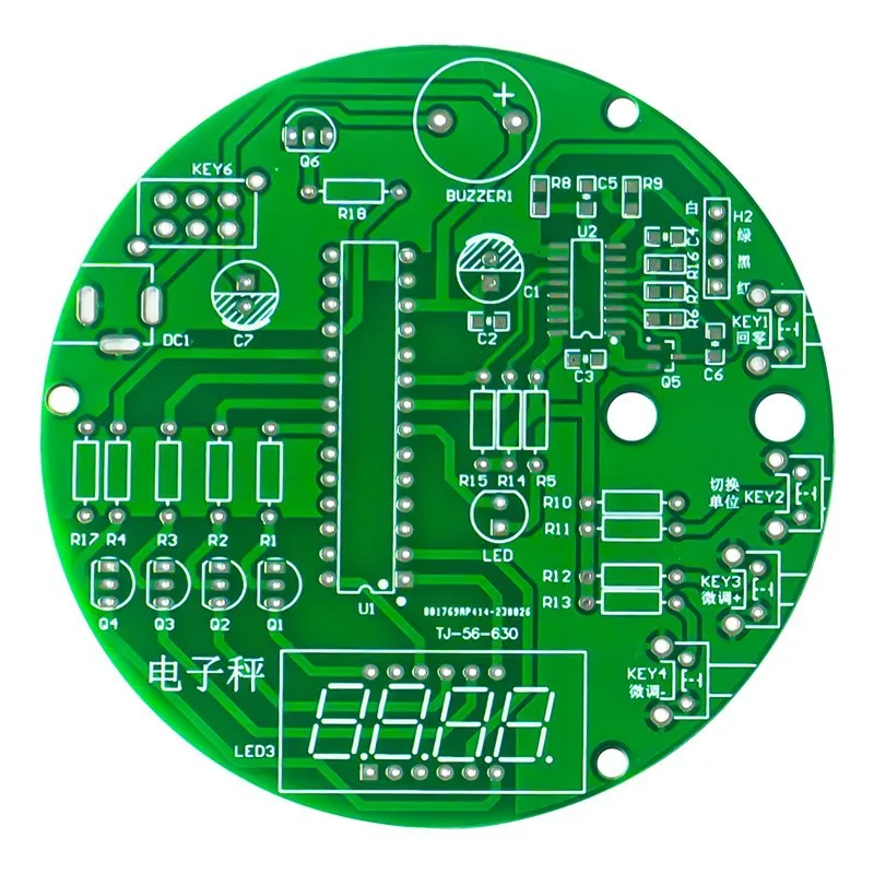 51Kit Timbangan Elektronik Mikrokontroler Satu Chip Buatan Sendiri Suku Cadang Elektronik Kit Komponen Elektronik TJ-56-630