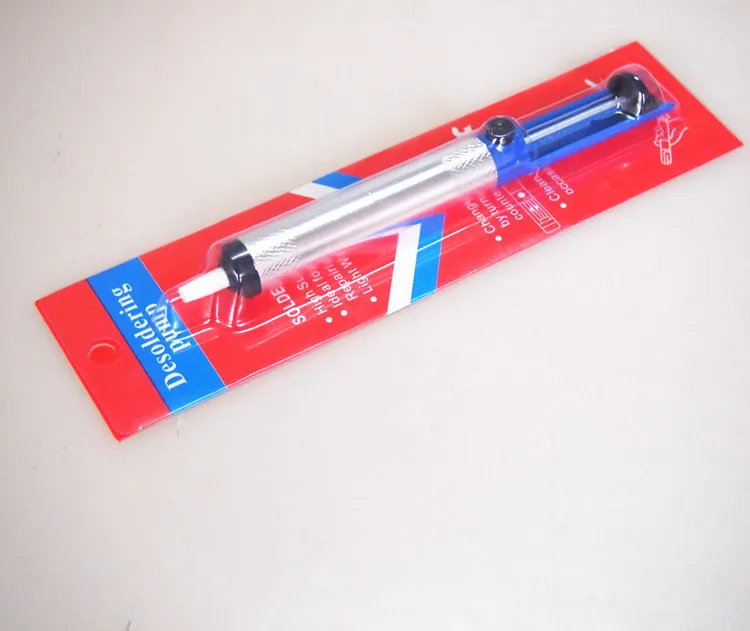 Desoldering Pump Aluminum Metal Suction Tin Gun Soldering Sucker Pen Removal Vacuum Soldering Iron Desolder Hand Welding Tools