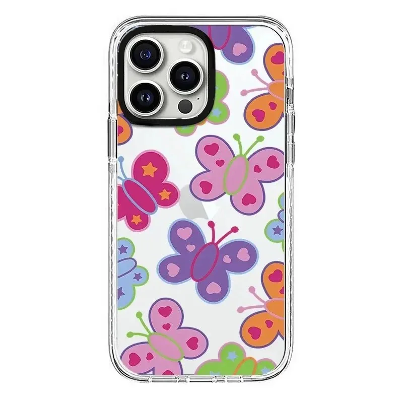 

Butterfly Acrylic iPhone 11 12 13 15 14 Pro Max Protective Case, Fits iPhone 15 Pro Max