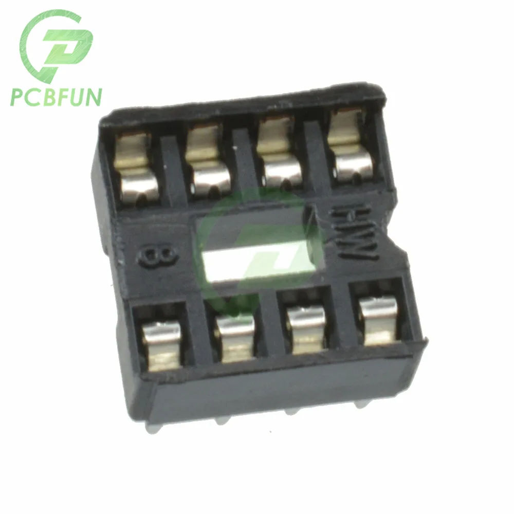 1/10/50PCS 8pin DIP IC Sockets Adaptor Solder Type 8 Pin 100% Original 2.54mm DIY
